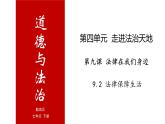 9.2 法律保障生活-高效备课丨七年级道德与法治下册同步课件（部编版）(共25张PPT)