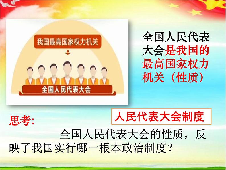 八年级道德与法治下册5.2根本政治制度第6页