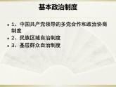 八年级道德与法治下册5.3基本政治制度 课件