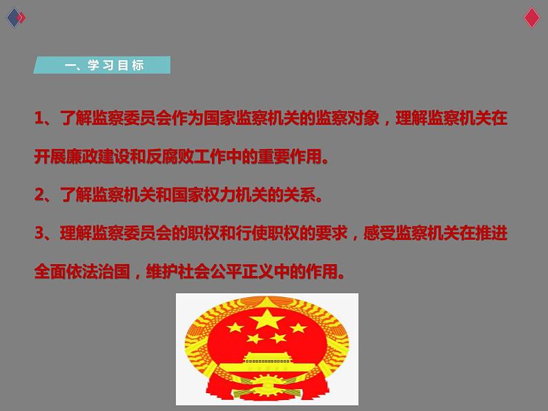 人教版道德与法治八年级下册 6.4 国家监察机关 课件04