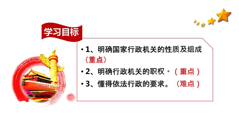 部编版八年级下册道德与法治 6.3 国家行政机关课件04