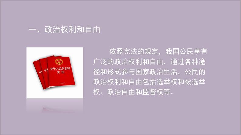 人教部编版八年级下册道德与法治3.1公民基本权利课件第6页