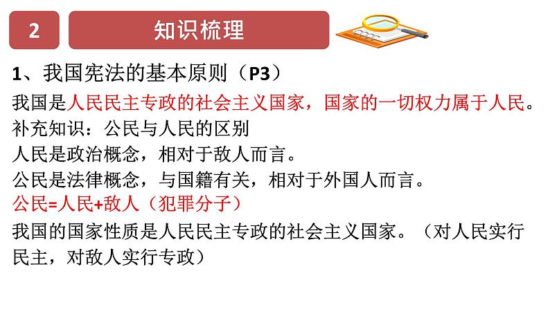 人教部编版道德与法治八年级下册 第一单元 坚持宪法至上 复习课件04