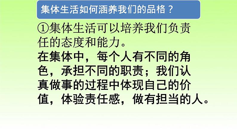 人教版七年级下册道德与法治6.2集体生活成就我课件第8页