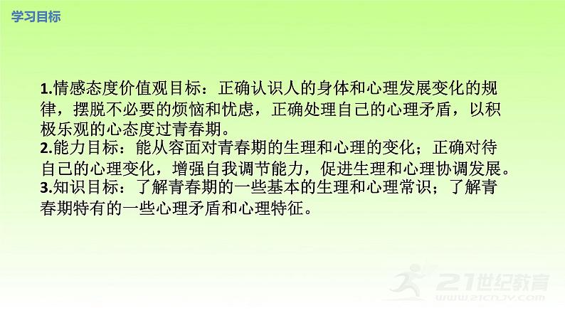 人教版七年级下册道德与法治1.1悄悄变化的我课件第3页