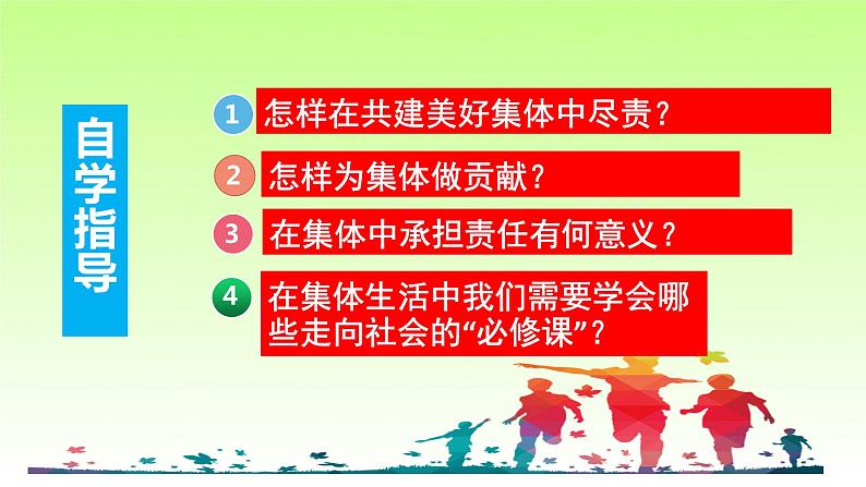 人教版七年级道德与法治 下册 8.2 我与集体共成长 课件04