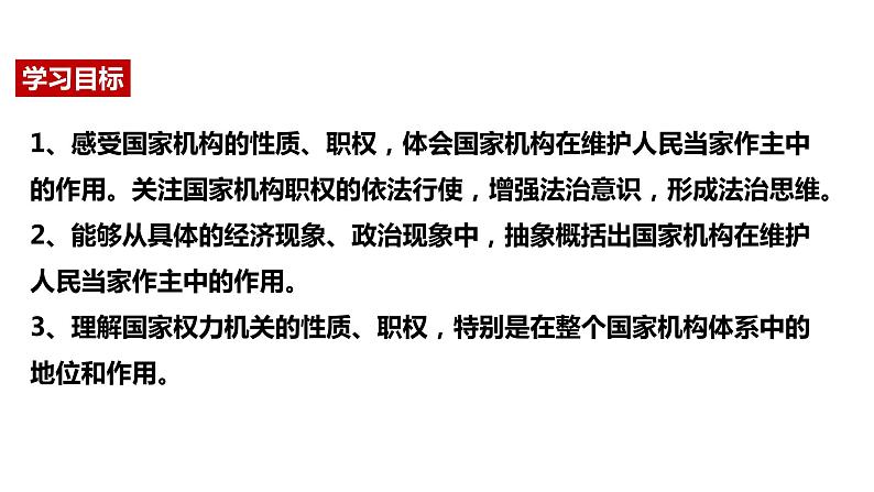 人教版八年级下册道德与法治6.1国家权力机关  课件（23张ppt）第2页