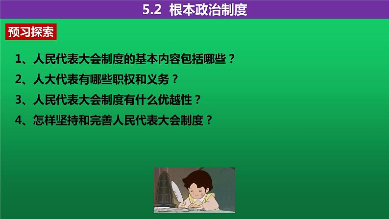 人教版道德与法治8年级下册 5.2 根本政治制度 课件（27张ppt）第3页