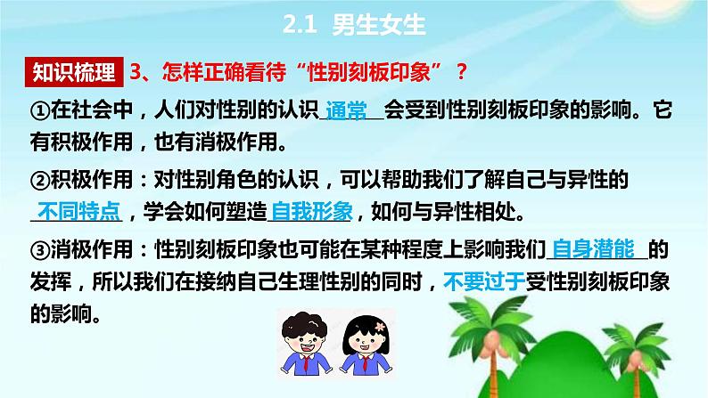 人教版道德与法治七年级下册 2.1 男生女生 课件第6页