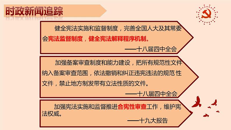 八年级下册道德与法治2.2加强宪法监督课件第5页