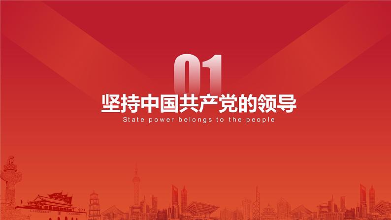 人教版道德与法治八年级下册1.1 党的主张和人民意志的统一课件第2页