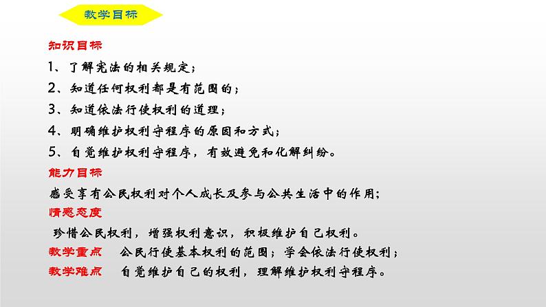 2020-2021学年人教部编版道德与法治八年级下册  3.2 依法行使权利 （34张）第3页
