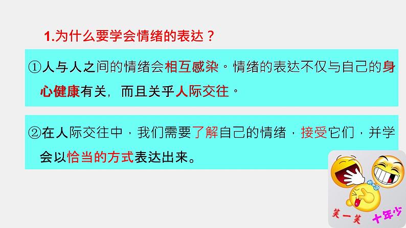 部编版道德与法治七年级下册 4.2 情绪的管理 课件（共36张PPT）第8页