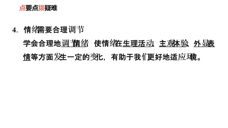 2020-2021学年人教版七年级道德与法治下册 4.2  情绪的管理 复习课件第7页