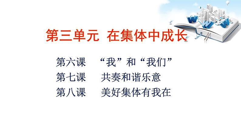 2021年中考九年级道德与法治专题07 在集体中成长 复习课件03