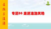 2021年中考九年级道德与法治专题08 走进法治天地 复习课件