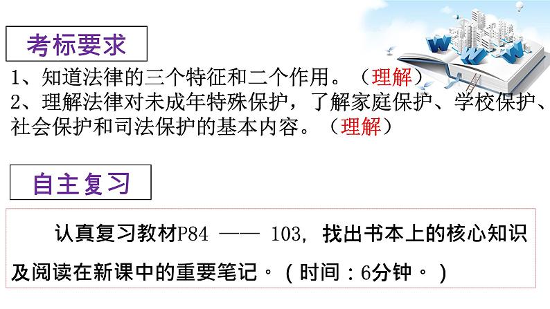 2021年中考九年级道德与法治专题08 走进法治天地 复习课件04