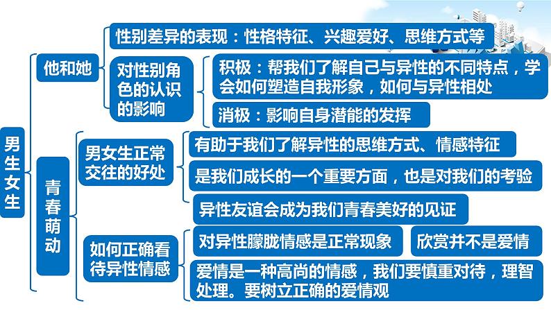 2021年中考九年级道德与法治专题05 青春时光 复习课件08