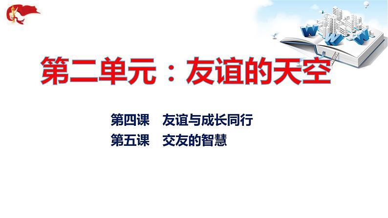 2021年中考九年级道德与法治专题02 友谊的天空 复习课件03