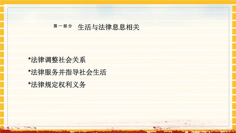 人教部编版道德与法治七年级下册课件9.1《生活需要法律》PPT课件07