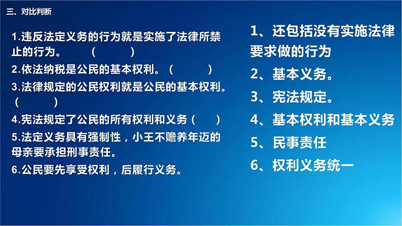 2021年中考道德与法治八年级下册第四课公民义务复习课件04