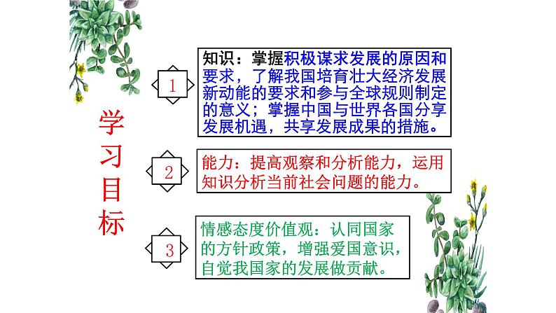 人教部编版道德与法治九年级下册2.4《携手促发展》PPT第4页