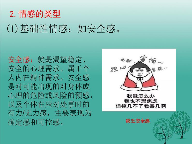 2020-2021学年人教版七年级道德与法治下册 5.1 我们的情感世界 课件第5页