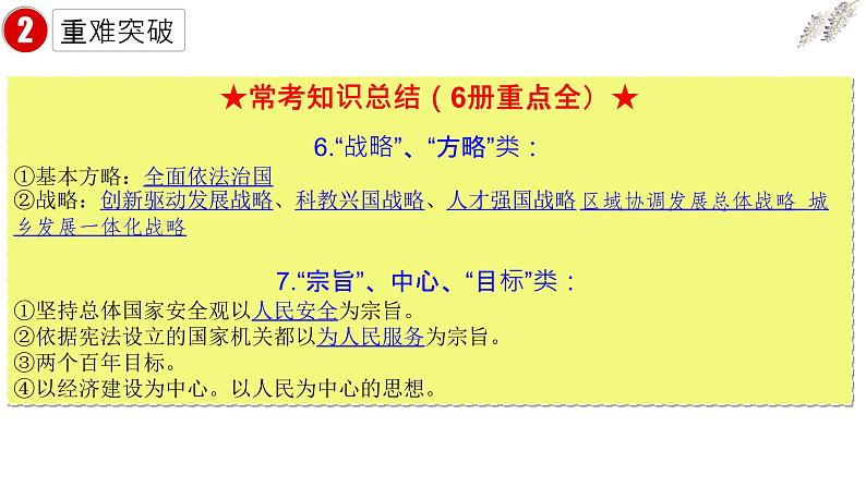 2021届中考道德与法治二轮专题：选择题的解题方法与突破课件(共23张PPT)08