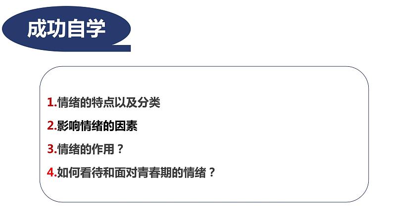 七年级下册道德与法治 4.1青春的情绪课件第4页