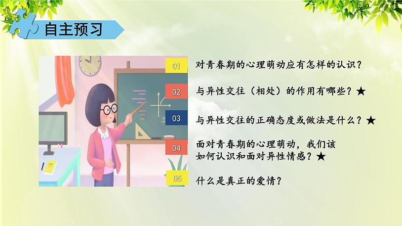 部编版七年级下册道法 1.2.2 青春萌动课件05