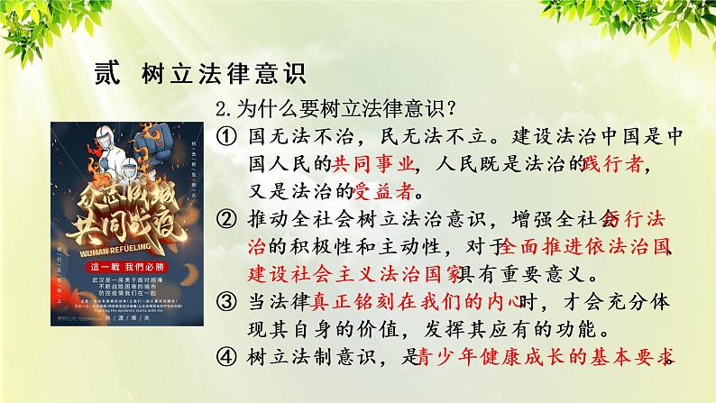 部编版七年级下册道法 4.10.2 我们与法律同行课件07