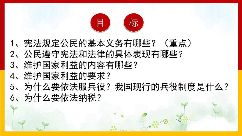 4.1公民基本义务-2020-2021学年八年级道德与法治下册教材配套教学课件（部编版）第2页