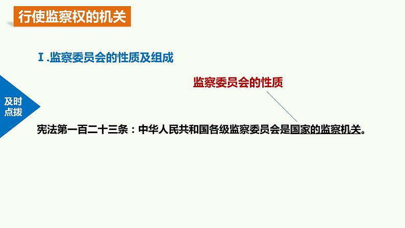 2020-2021学年人教版道德与法治八年级下册6.4国家监察机关课件第8页