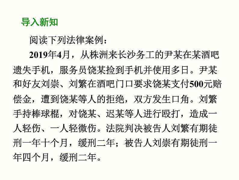 2020-2021学年部编版道德与法治七年级下册 9.2 法律保障生活 课件（56张PPT）第3页