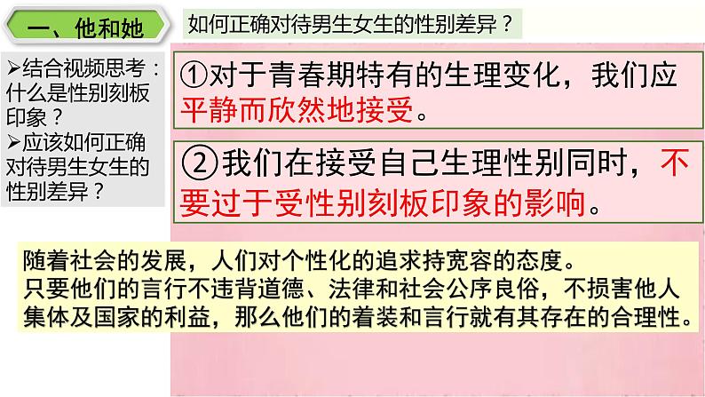 2020-2021学年人教版道德与法治七年级下册   2.1 男生女生  课件（17张PPT）第6页