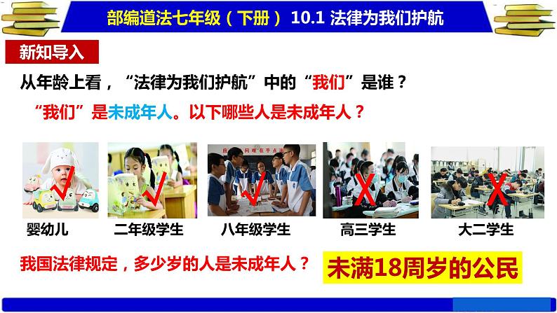 2020-2021学年部编版道德与法治七年级下册10.1 法律为我们护航课件（26张PPT）03