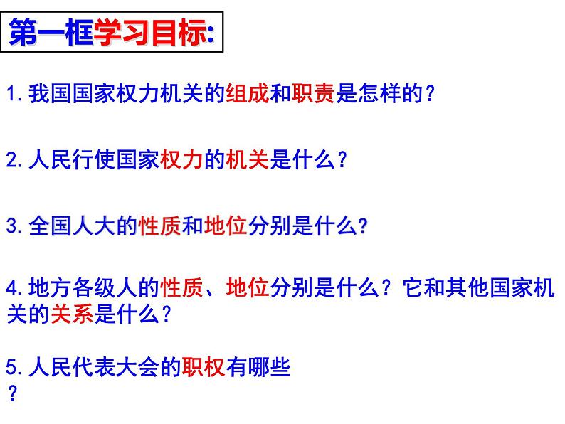 2020-2021学年人教版道德与法治八年级下册  6.1 国家权力机关   课件（26张PPT）第4页