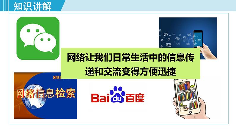 人教版八年级政治上册 第一单元 第二课 网络生活新空间 2.1 网络改变世界课件07