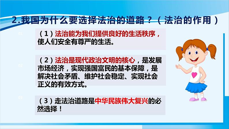 人教版九年级政治上册 第二单元 第四课 4.1 夯实法治基础 课件08