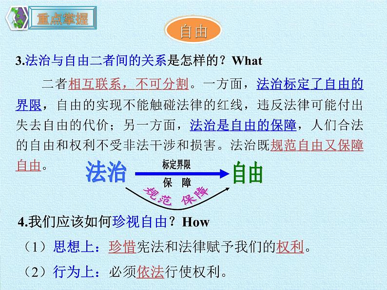 第四单元 崇尚法治精神  复习课件05