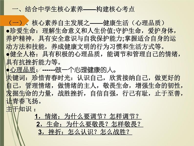 2021年中考道德与法治专题复习课件 ： 考前归纳与分析课件02