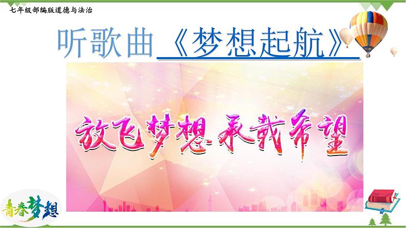 部编版道德与法治七年级上册1.2  少年有梦 同步教学课件01