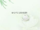 8.1公平正义的价值课件