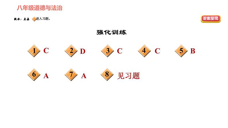 人教版八年级上册道德与法治习题课件 第三单元易错专训04