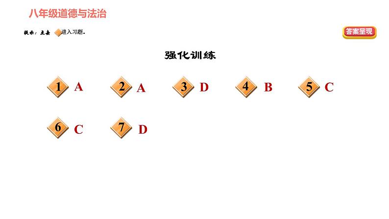 人教版八年级上册道德与法治习题课件  第四单元易错专训04