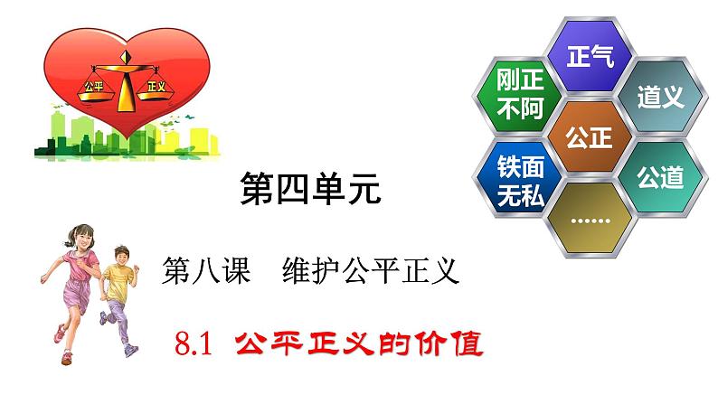 初2022届8下 8.1 公平正义的价值第3页