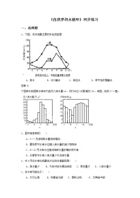 人教版 (新课标)必修1第一节 自然界的水循环测试题