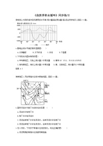 高中地理人教版 (新课标)必修1第一节 自然界的水循环同步测试题