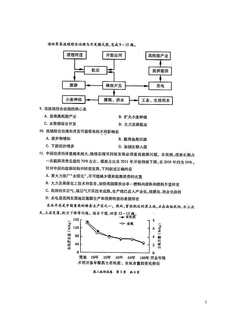 2020-2021学年广东省梅州市高二上学期期末考试地理试题  PDF版03