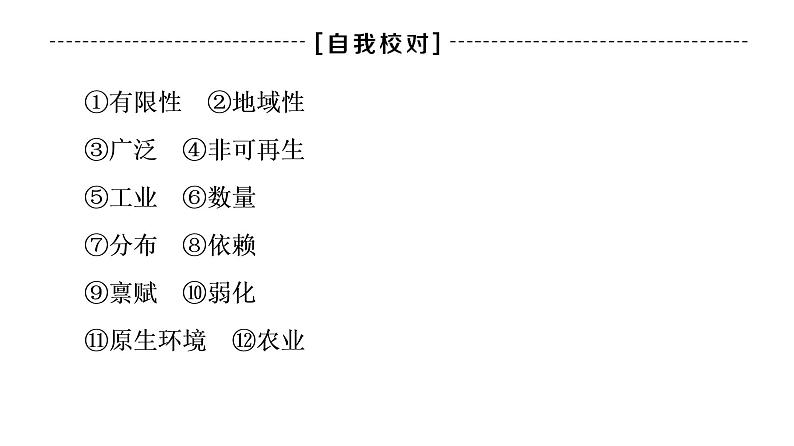 第1章资源、环境与人类活动  章末小结与测评 课件-湘教版（2019）高中地理选择性必修304